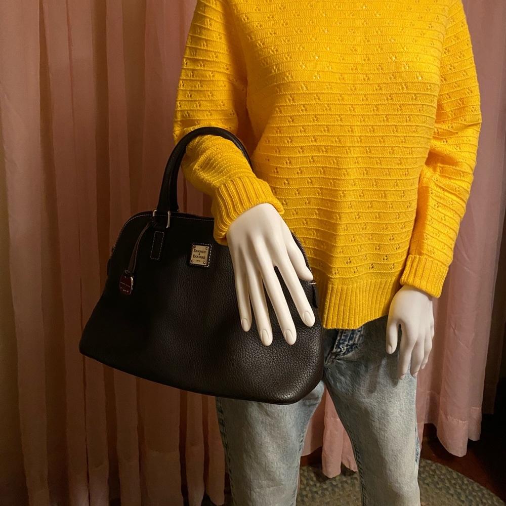Dooney and Bourke Brown Pebble Leather Satchel